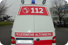 Feuerwehrfahrzeug Altenberg